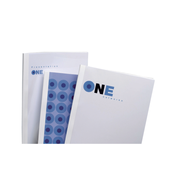 Carpeta térmica IBICOVER GBC 6 mm (Caja 100), blanco