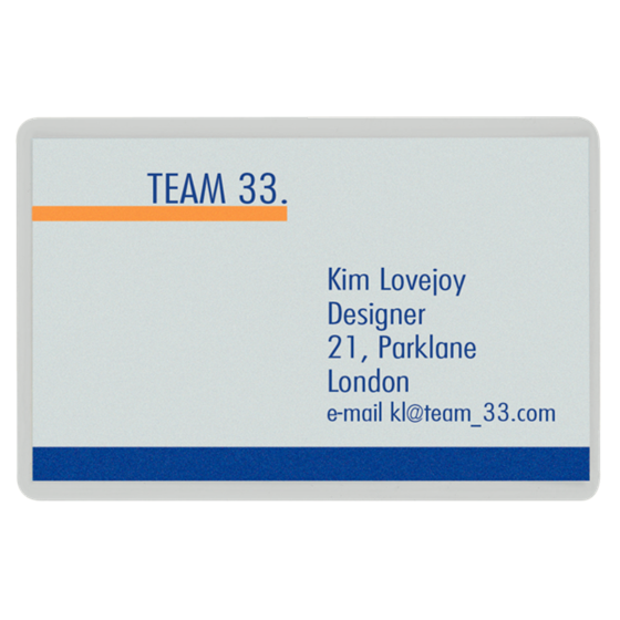 Bolsas De Plastificación Ilam De Leitz, 54 X 86 Mm, 125 Micras Transparente