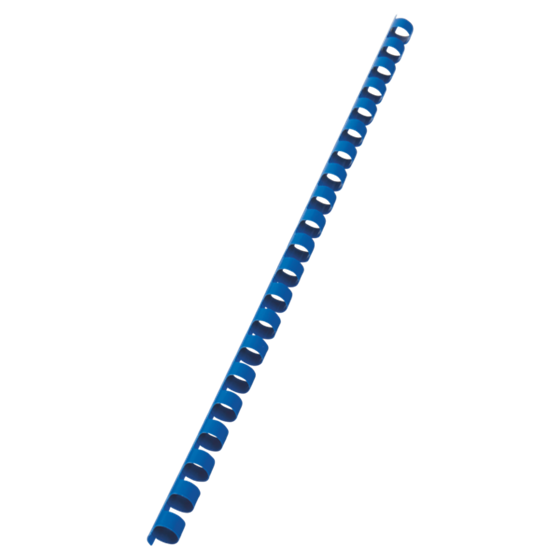Canutillo plástico DIN A4 GBC 10 mm (Caja 100), azul