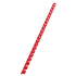Canutillo plástico DIN A4 GBC 10 mm (Caja 100), rojo