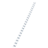 Canutillo plástico DIN A4 GBC 10 mm (Caja 100), blanco