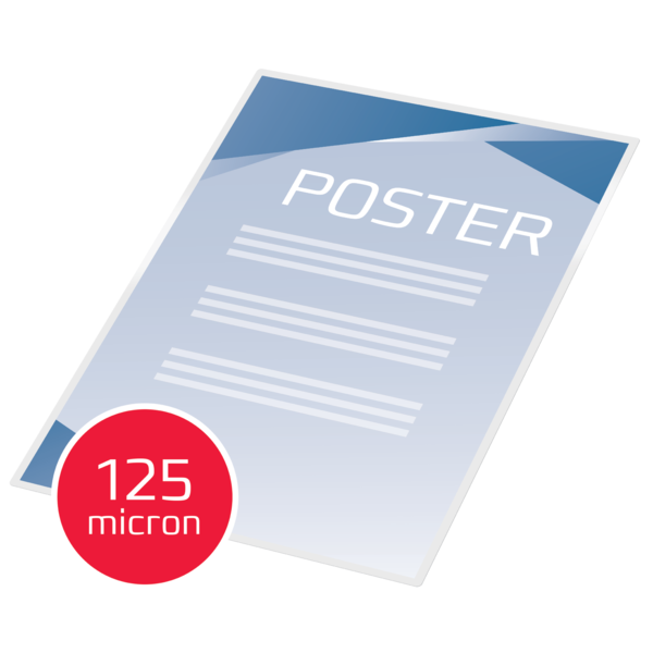 Carteras plastificación GBC DIN A3 autoadhesiva (303X426) 2X125 mic. (Caja 100) 