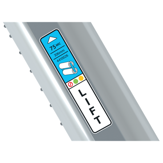 Cartucho Recargable Gbc Foton 30 Con Rollo De Plastificación De 75 Micras Brillante 