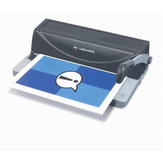 Encuadernadora De Espiral Metálica Coilbind Mc10 Blanco