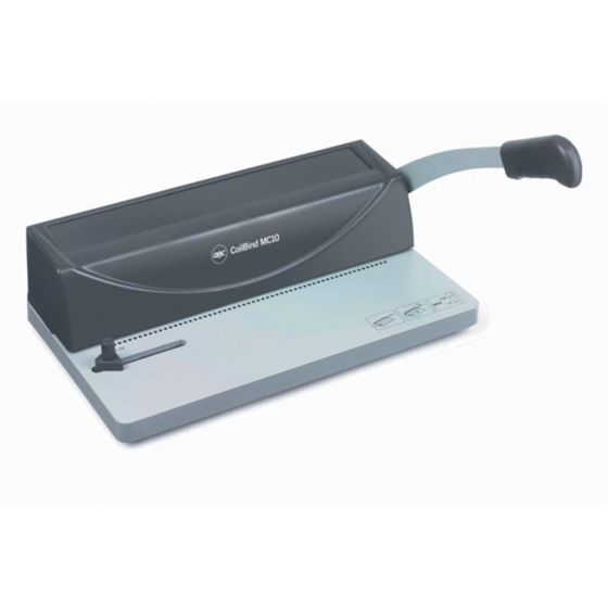 Encuadernadora De Espiral Metálica Coilbind Mc10 Blanco