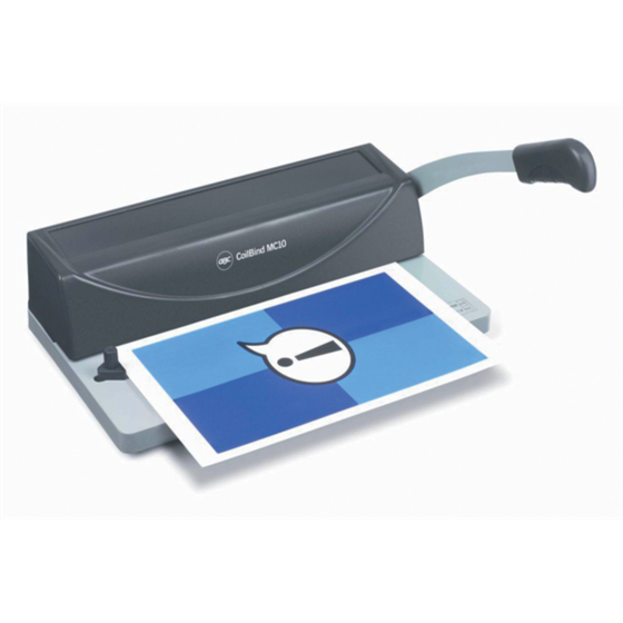 Encuadernadora De Espiral Metálica Coilbind Mc10 Blanco