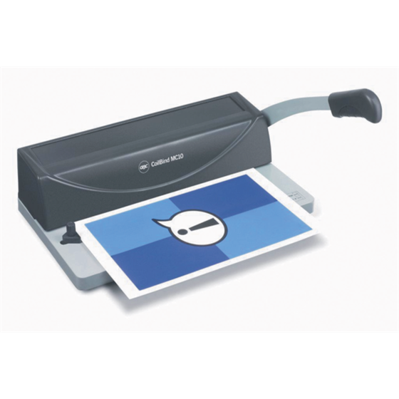 Encuadernadora De Espiral Metálica Coilbind Mc10 Blanco