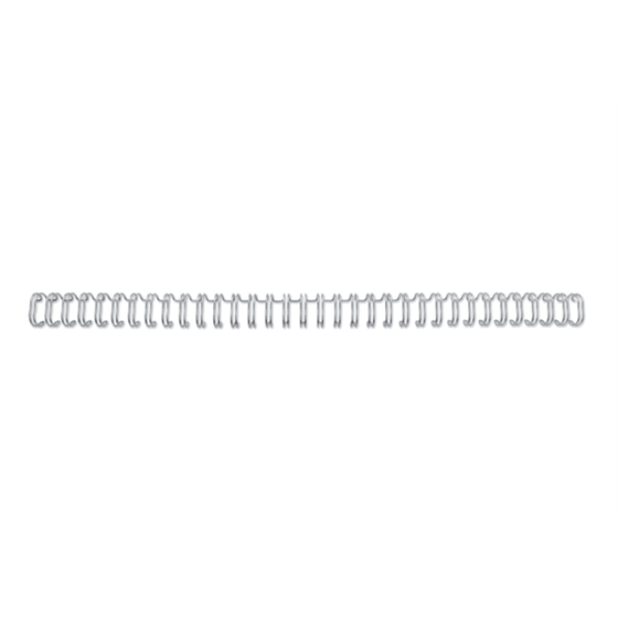 Wirebind Encuadernación GBC Nº4 (6.3 mm) (Caja 100), plata 