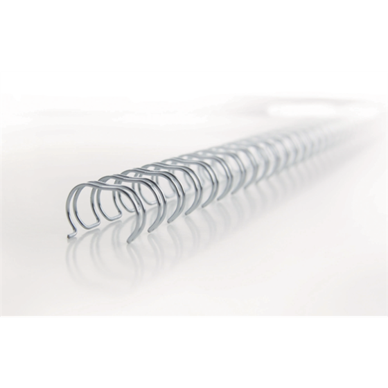 Wirebind Encuadernación GBC Nº4 (6.3 mm) (Caja 100), plata 