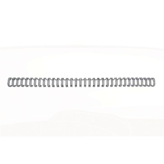 Wirebind Encuadernación GBC Nº4 (6.3 mm) (Caja 100), negro