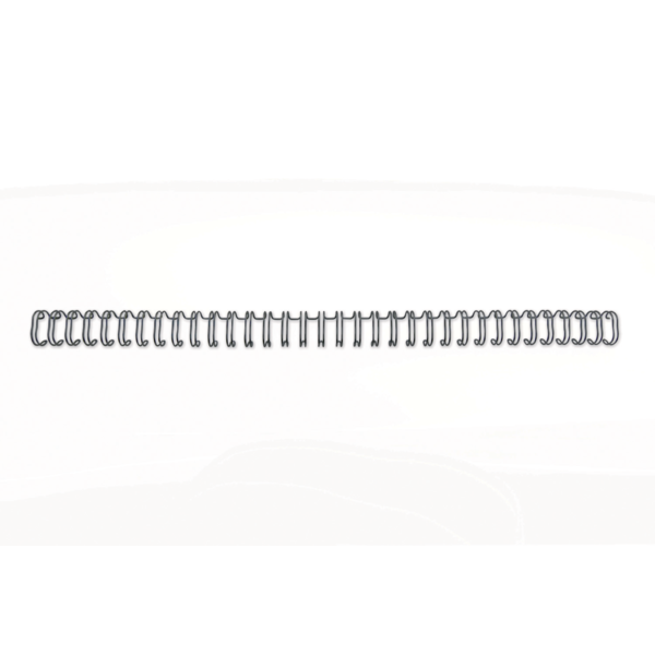 Wirebind Encuadernación GBC Nº4 (6.3 mm) (Caja 100), negro