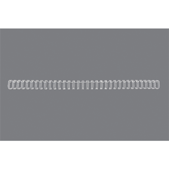 Wirebind Encuadernación GBC Nº6 (9.5 mm) (Caja 100), blanco