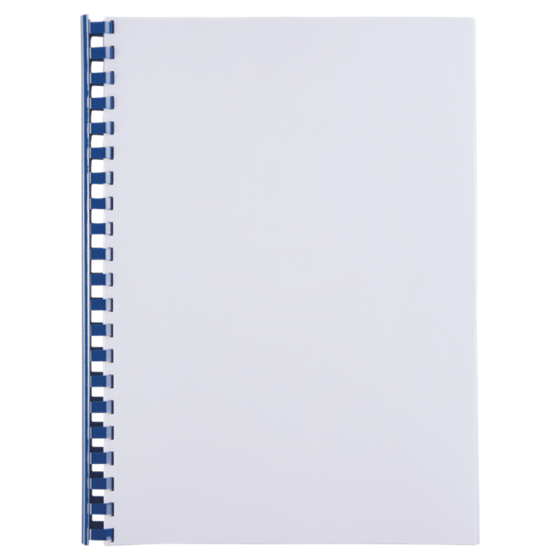 Canutillo plástico DIN A4 GBC 19 mm (Caja 100), azul