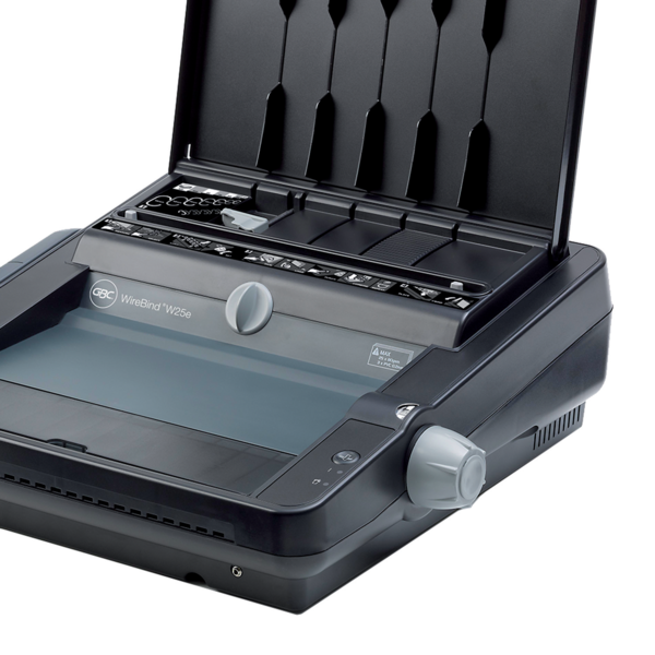 Encuadernadora De Espiral Wirebind W25E De Gbc Negro