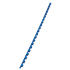 Canutillo plástico DIN A4 GBC 6 mm (Caja 100), azul