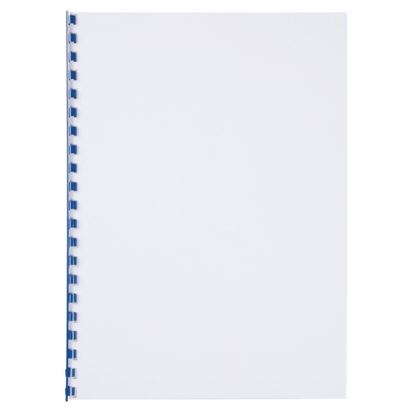 Canutillo plástico DIN A4 GBC 6 mm (Caja 100), azul