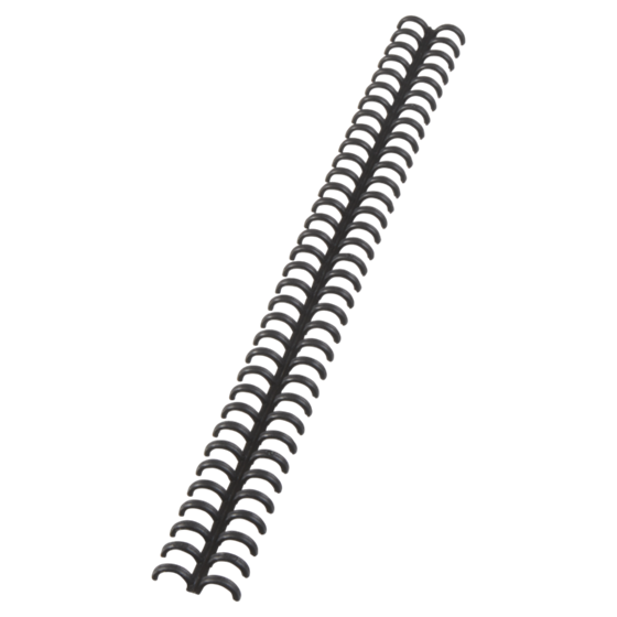 Click Encuadernación Gbc Clickbind Negro (Caja 50) 8 mm.