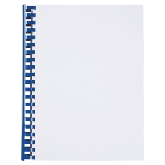 Canutillo plástico DIN A4 GBC 25 mm (Caja 50), azul