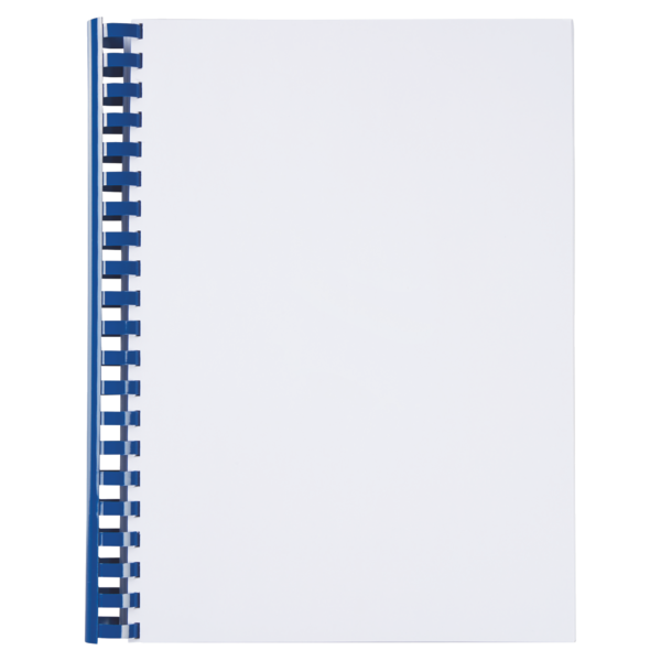 Canutillo plástico DIN A4 GBC 25 mm (Caja 50), azul