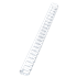 Canutillo plástico DIN A4 GBC 25 mm (Caja 50), blanco