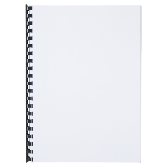 Canutillo plástico DIN A4 GBC 14mm (Caja 100), negro