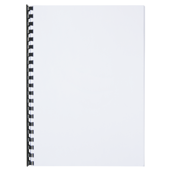 Canutillo plástico DIN A4 GBC 14mm (Caja 100), negro