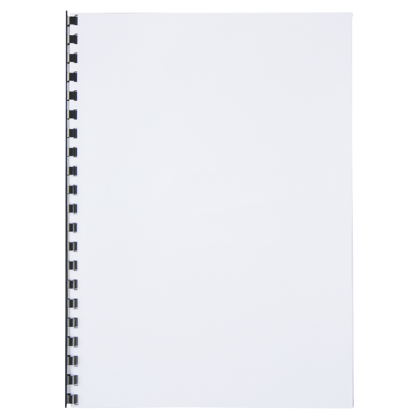 Canutillo plástico DIN A4 GBC 8 mm (Caja 100), negro