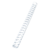 Canutillo plástico DIN A4 GBC 22 mm (Caja 100), blanco