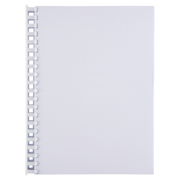 Canutillo plástico DIN A4 GBC 22 mm (Caja 100), blanco