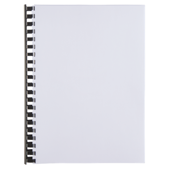 Canutillo plástico DIN A4 GBC 22 mm (Caja 100), negro