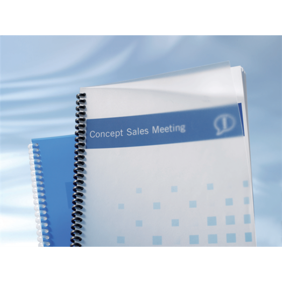 Portada Encuadernación Gbc Polyclearview Transparente Brillo/Mate 300 micras DIN A4 (Pack 100)