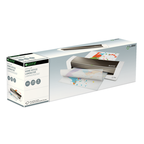 Plastificadora Leitz Ilam Home Office A3 Gris Oscuro