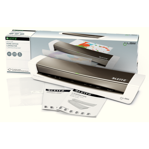 Plastificadora Leitz Ilam Home Office A3 Gris Oscuro