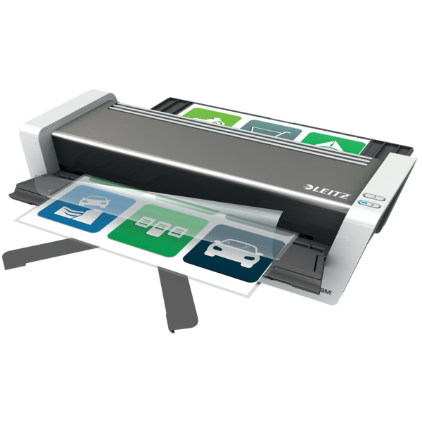 Plastificadora A3 Ilam Touch 2 Turbo De Leitz Blanco Brillante / Antracita