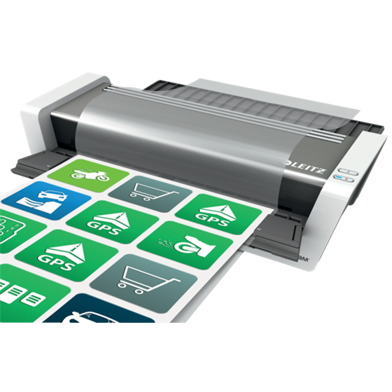 Plastificadora A3 Ilam Touch 2 Turbo De Leitz Blanco Brillante / Antracita