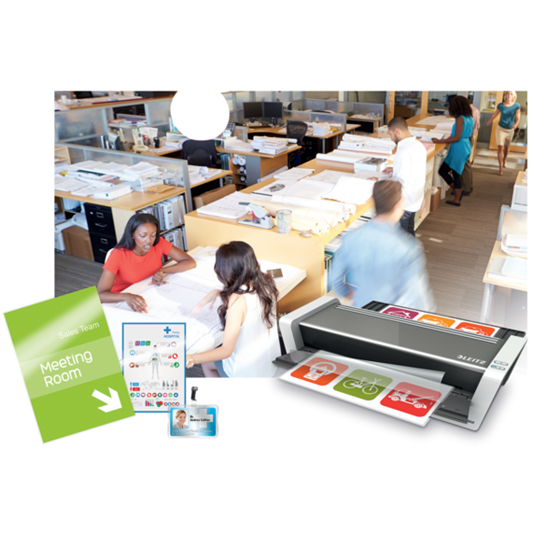 Plastificadora A3 Ilam Touch 2 De Leitz Blanco Brillante / Antracita