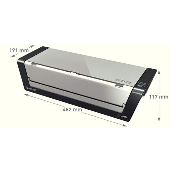 Plastificadora A3 Ilam Touch Turbo Pro De Leitz Plata