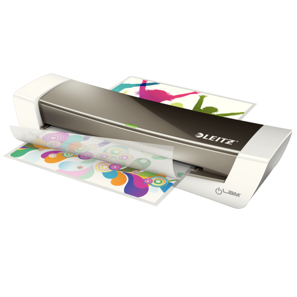 Plastificadora Leitz Ilam Home Office A4 Gris Oscuro