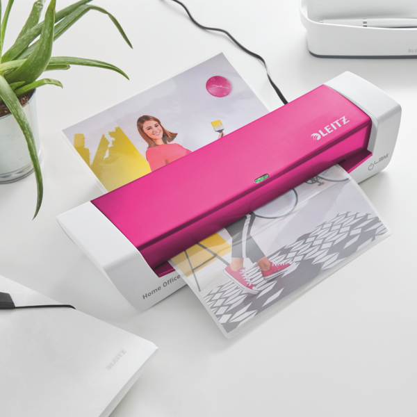 Plastificadora Leitz Ilam Home Office A4 Fucsia