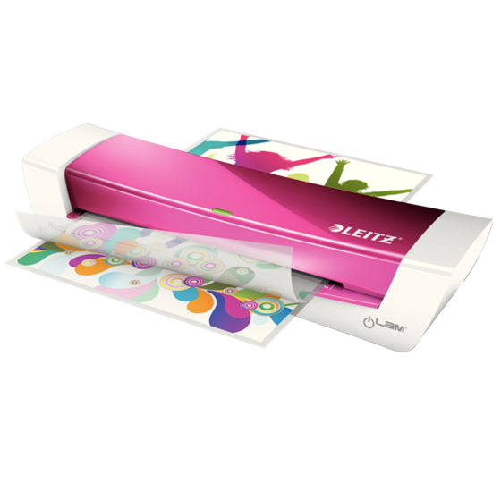 Plastificadora Leitz Ilam Home Office A4 Fucsia