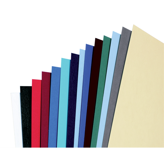 Portada Encuadernar Gbc Leathergrain Rojo Oscuro símil piel 250 grs DIN A4 (Pack 100)