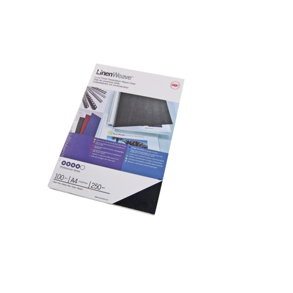 Portada Encuadernar Gbc Linenweave Azul 250 grs DIN A4 (Pack 100)