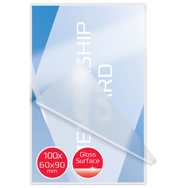 Carteras plastificación GBC NIF (60X90) 2X125 mic. (Caja 100) 