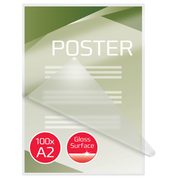 Carteras plastificación GBC DIN A2 (426X600) 2X125 mic. (Caja 50) 