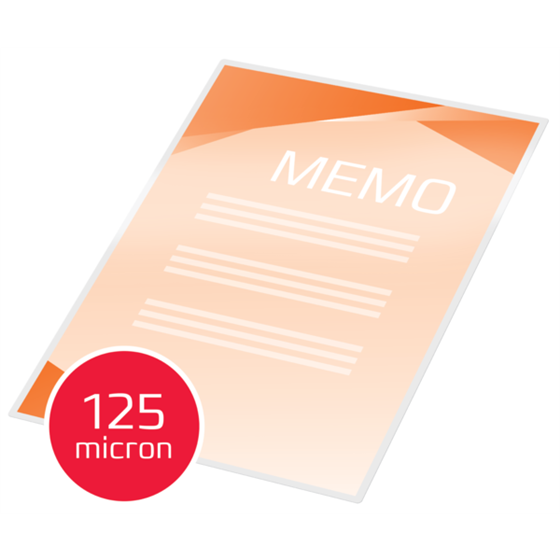 Carteras plastificación GBC DIN A5 (154X216) 2X125 mic. (Caja 100) 