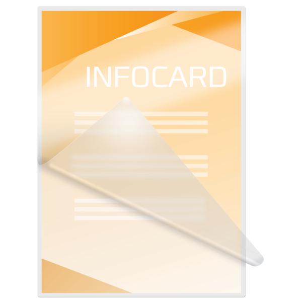 Carteras plastificación GBC DIN A6 (111X156) 2X75 mic. (Caja 100) 