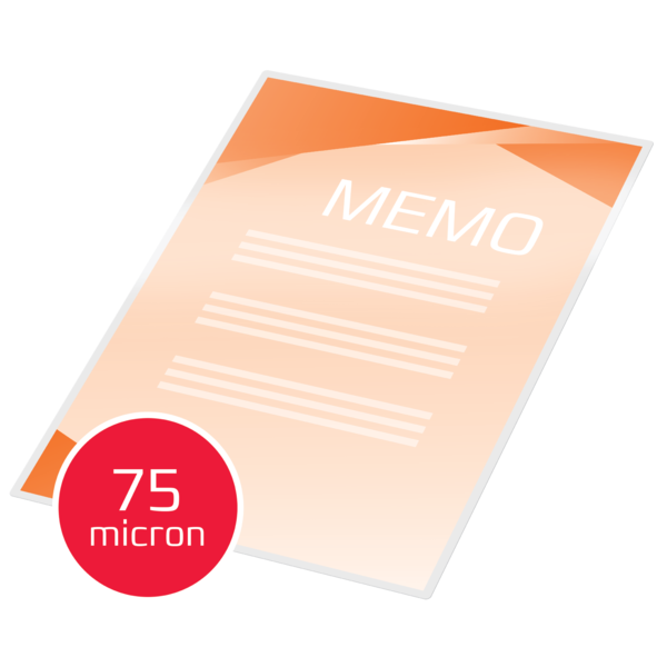 Carteras plastificación GBC DIN A5 (154X216) 2X75 mic. (Caja 100) 