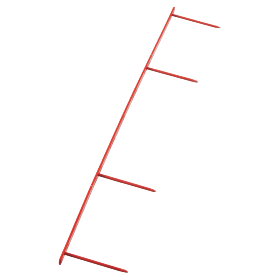 Bandas De Encuadernación Velobind De Gbc Rojas De 45 Mm (25) Rojo