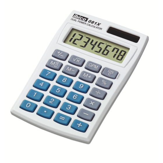 Calculadora Ibico Bolsillo 081X