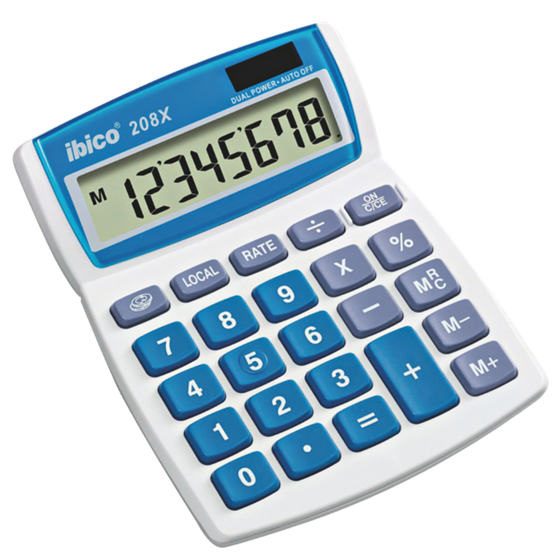 Calculadora Ibico Escritorio 208X Blister